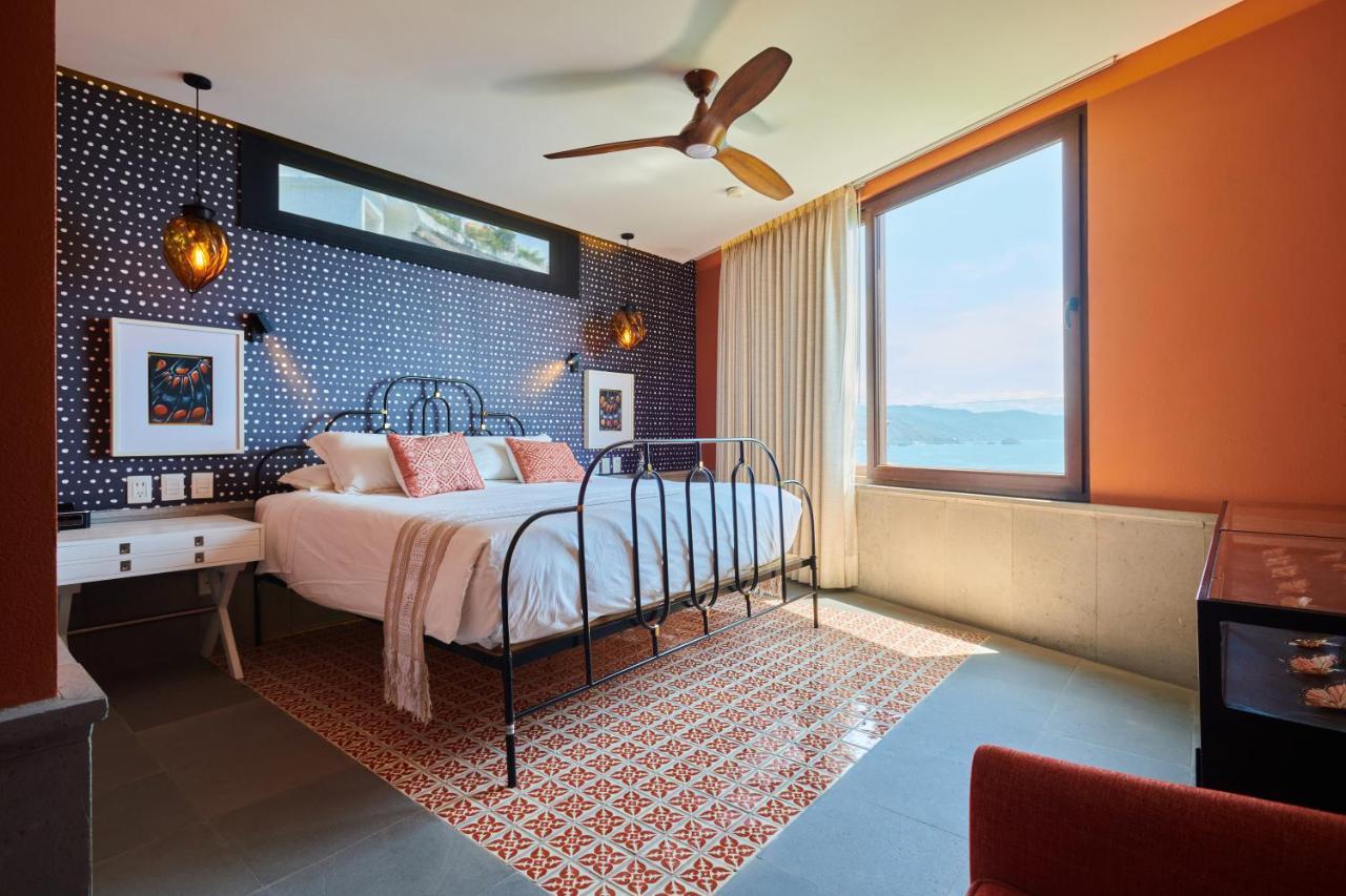 Hotel Luxury Patio Azul (Adults Only) Puerto Vallarta Exteriör bild A bedroom at the hotel